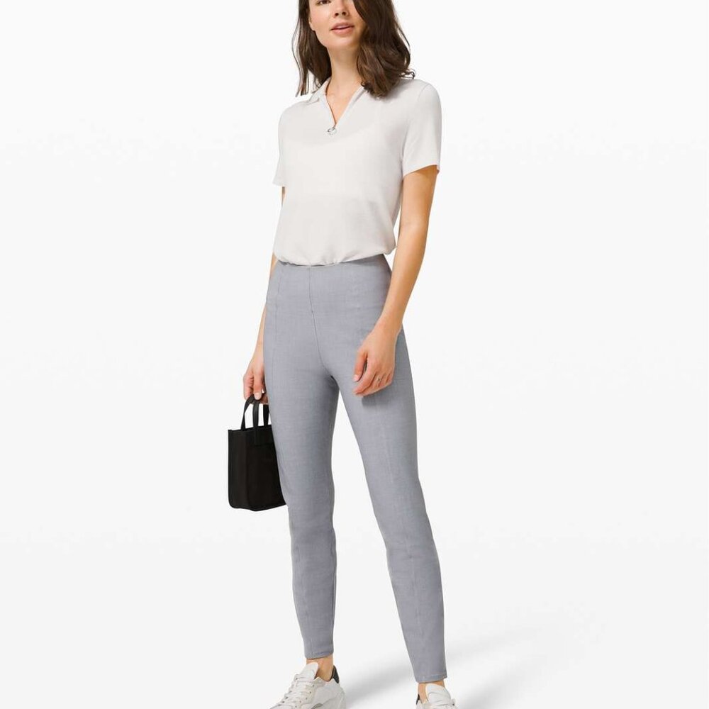 Lululemon Here to There High-Rise 7/8 Pant, Magnet Grey, Size 4 $128 Retail